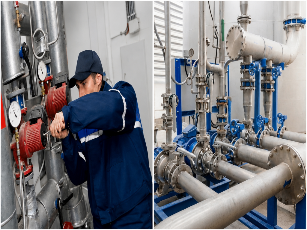 SERVICIO DE MANTENIMIENTO, REPARACION DE BOMBAS DE AGUA, COMPRESORES ELECTROBOMBAS, NEUMATICOS Y OTROS.